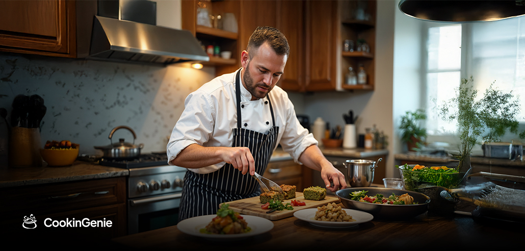 Chef cooking food in Denver