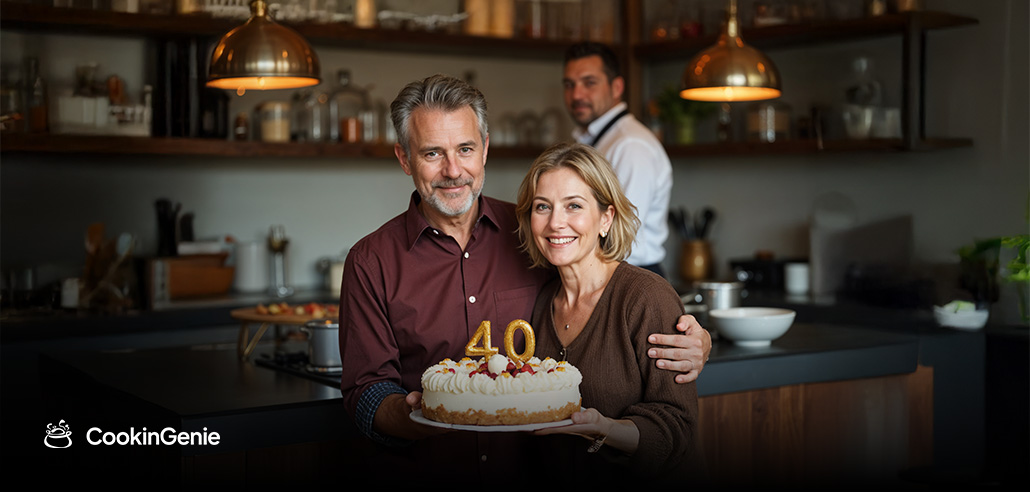 Celebratiing 40th wedding anniversary